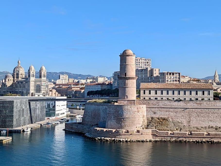 Superbe Appart, Central, Petit Balcon & Vue Place Marseille Exteriör bild