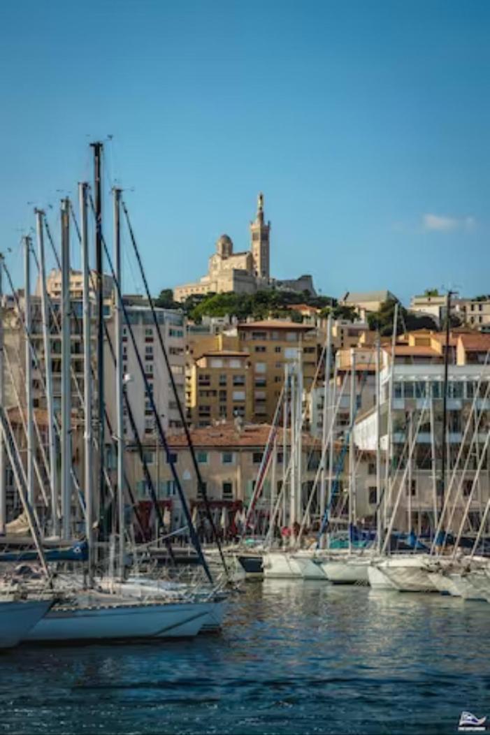 Superbe Appart, Central, Petit Balcon & Vue Place Marseille Exteriör bild